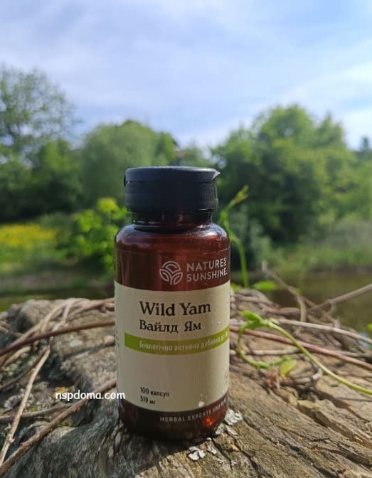 Фото оригінальной баночки дикого ямс