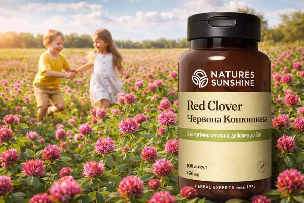 Фото поле с красным клевером 